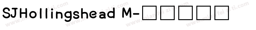 SJHollingshead M字体转换